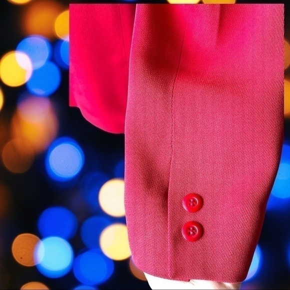 LIZ Claiborne SZ 6 Deep red jacket - Picture 5 of 9